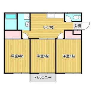 レジデンツ藤【2階】の間取り