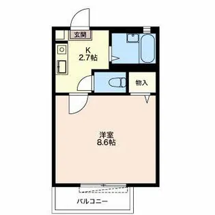 フェアリーランド A【2階】の間取り