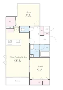 東京都練馬区高松1【マンション】の間取り