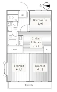神奈川県横浜市青葉区すみよし台【マンション】の間取り