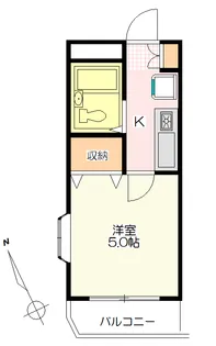 クリーンハイツ坂戸【2階】の間取り