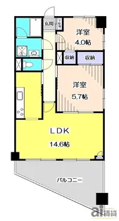 東京都練馬区高野台1【マンション】の間取り