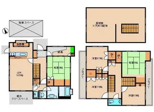 東京都杉並区荻窪1【一戸建】の間取り