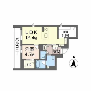 DEUXリジエール【3階】の間取り