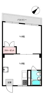 横川ビル【4階】の間取り