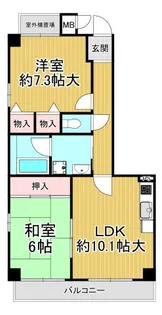 ドゥ・レーヴ【1階】の間取り