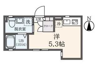 DAIYU-二十五番館【1階】の間取り