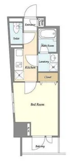 プリームス青柳【6階】の間取り