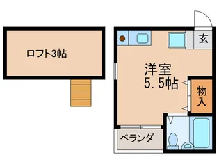 ラーククレール【1階】の間取り