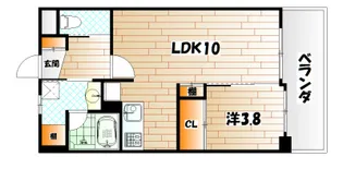 プルーム真鶴【2階】の間取り