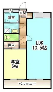 ピニエール高野台A棟【2階】の間取り