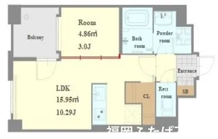 LwithP【7階】の間取り
