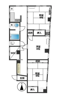 小島ビル【7階】の間取り