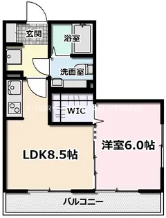 サニーコートD【1階】の間取り