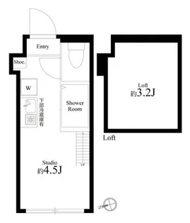ハーモニーテラス池袋本町【1階】の間取り