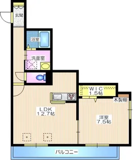 フォレストメゾン【1階】の間取り