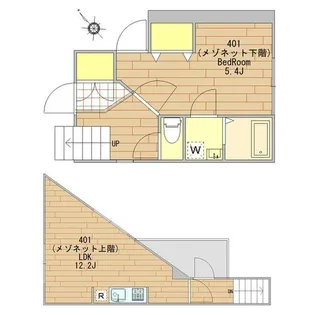 グランボナール碑文谷【4階】の間取り
