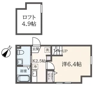 クローバーヒルズ追浜【1階】の間取り