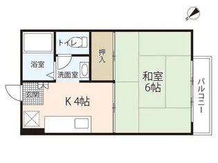 ブルーベル牛田C棟【2階】の間取り