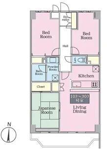 ガーデン横浜【2階】の間取り