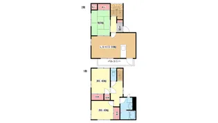 大阪府豊中市千里園3【アパート】の間取り