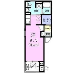 サニー・サギヌマ【3階】の間取り