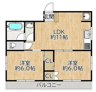 東京マンション【3階】の間取り