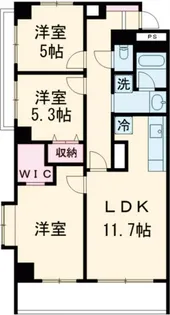 アルトジャルダン【7階】の間取り