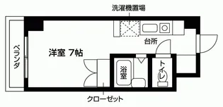 イーストコート一番館【5階】の間取り
