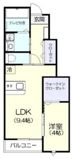 アメージングN.Y【1階】の間取り