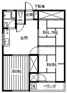BROOKLYN&cappuccino【1階】の間取り