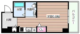 アスティナ弁天町【8階】の間取り