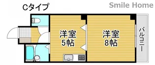アーク住之江【3階】の間取り