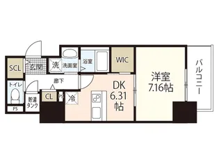 エネピア大手町【11階】の間取り