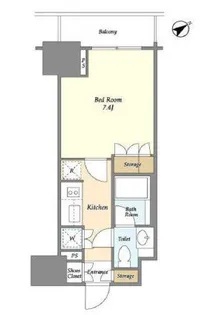 ラティエラ板橋【2階】の間取り