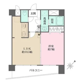 コスモリード雪が谷大塚【8階】の間取り