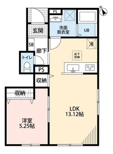 リーブルファイン久喜南【1階】の間取り