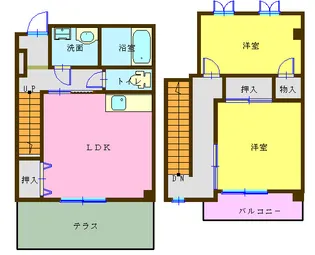 ラフィーネの間取り