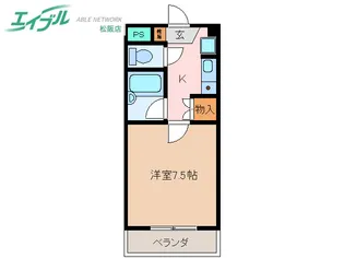 ロイヤルリング【3階】の間取り