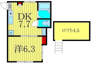 JTレジデンス亀有 弐番館【2階】の間取り