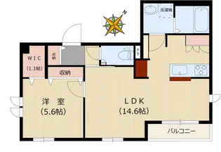 エバーグリーンマグノリア【2階】の間取り