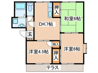 メゾンタカ【1階】の間取り