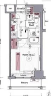 ブライズ蒲田WEST【4階】の間取り