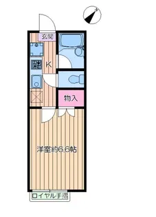 リューデスハイムII【1階】の間取り