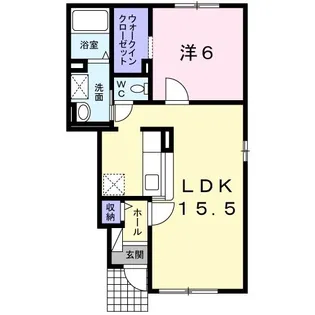 フェリシア【1階】の間取り