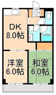 マンションハラ【3階】の間取り