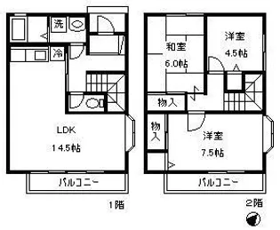 エクセル八雲(エクセルヤクモ)の間取り