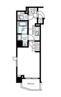 ルーブル東矢口【4階】の間取り
