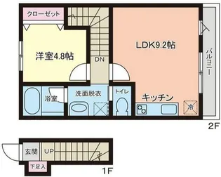 PREMORY名取駅前【2階】の間取り