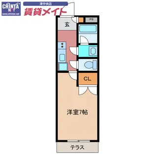 ハイムメロディア【1階】の間取り